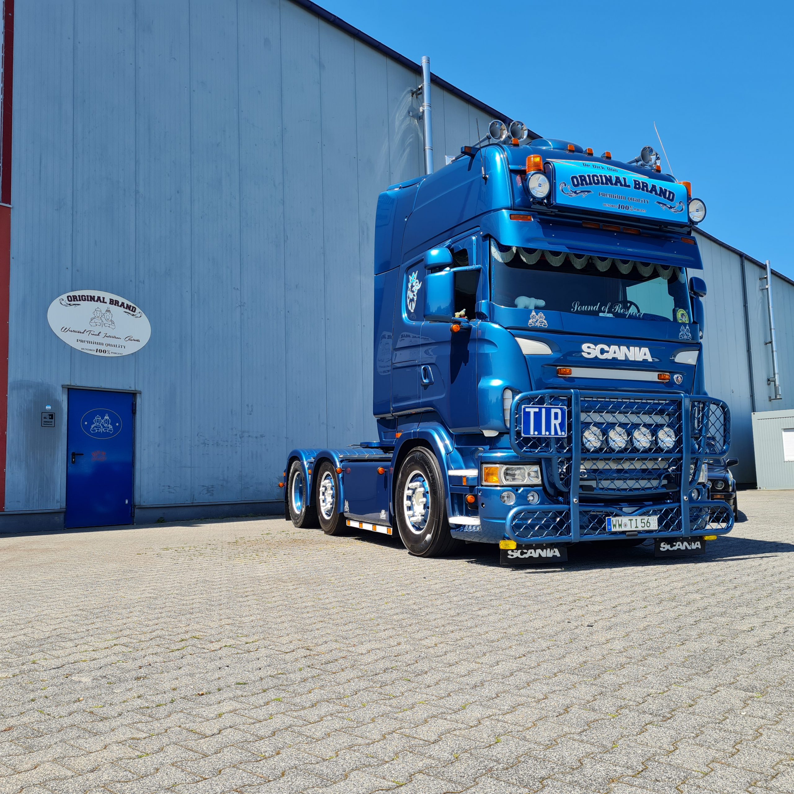 Scania Showtruck Bei Nachtnull